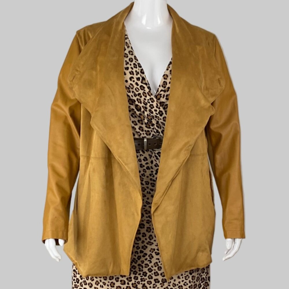 di vita faux suede coat